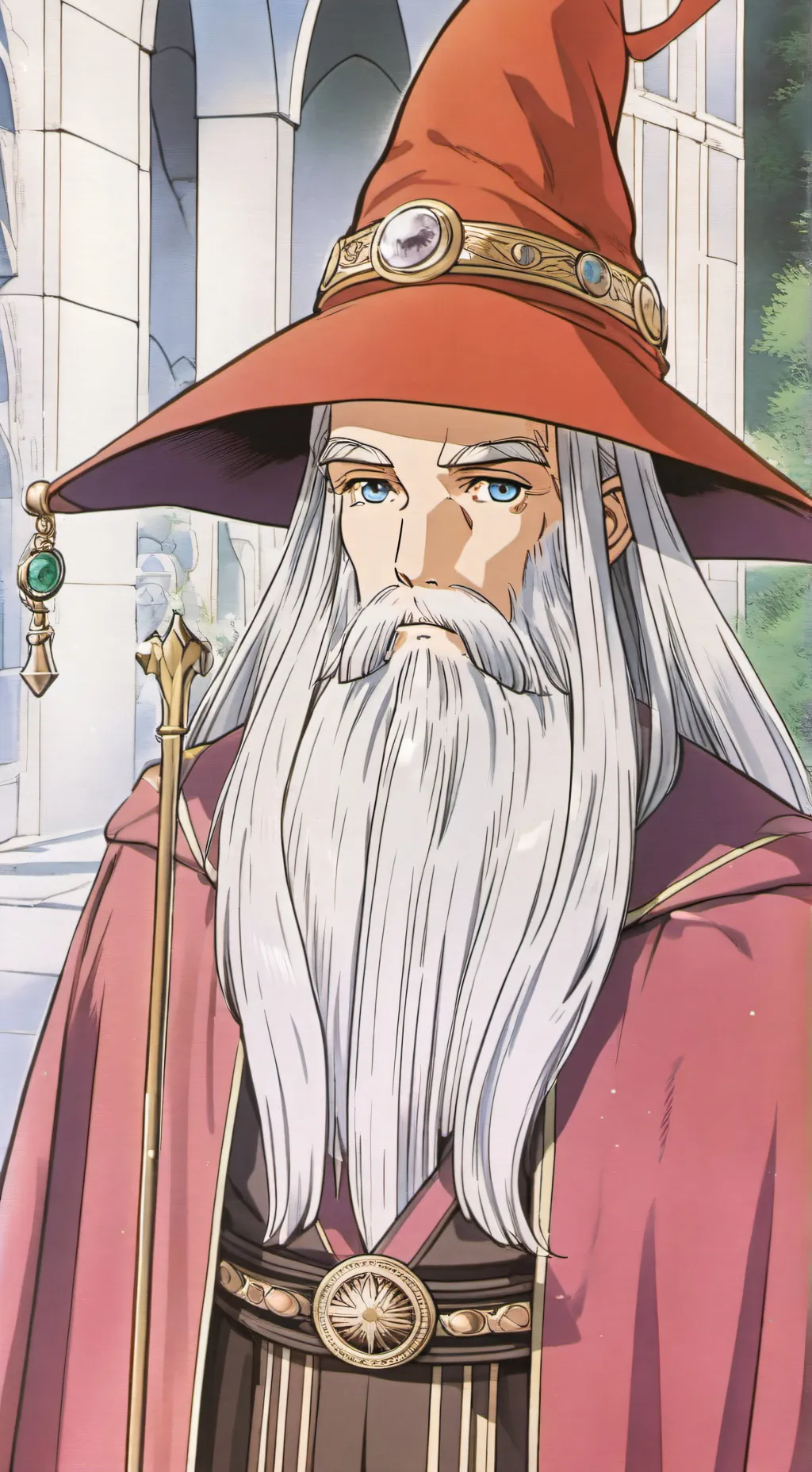 ai character: Bumbledore background