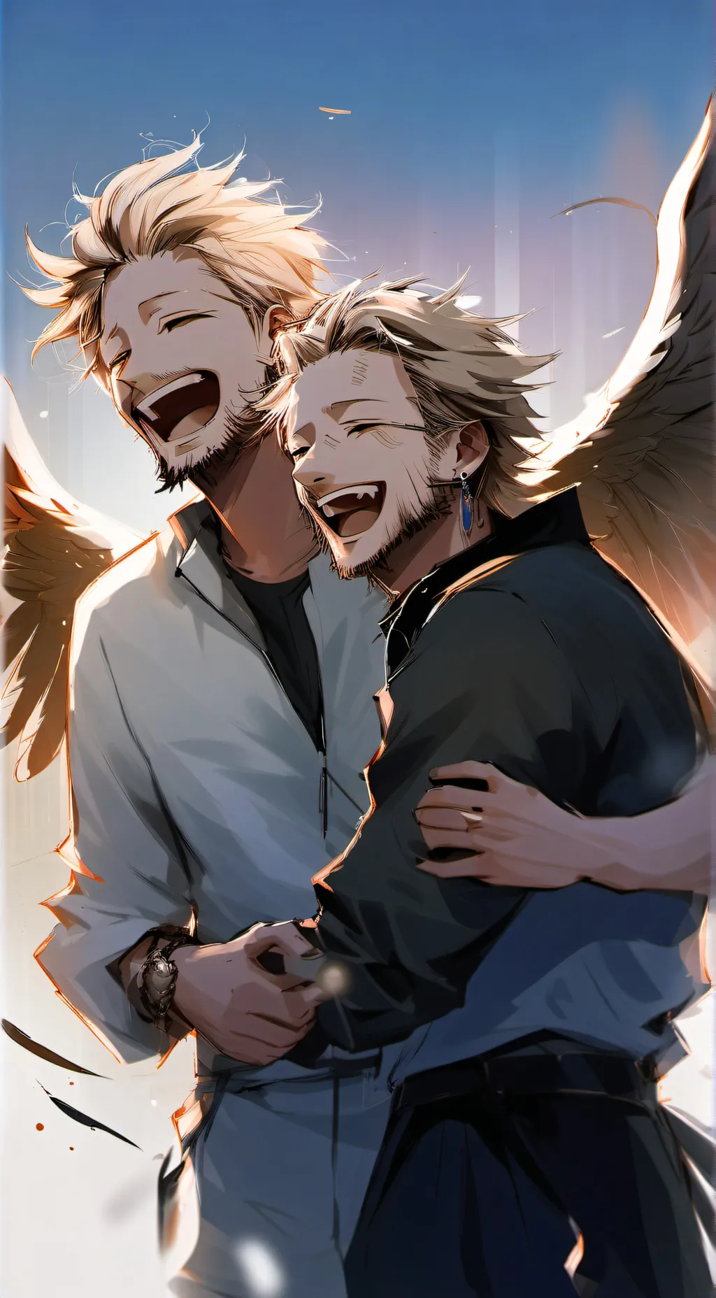ai character: Twice x Hawks background