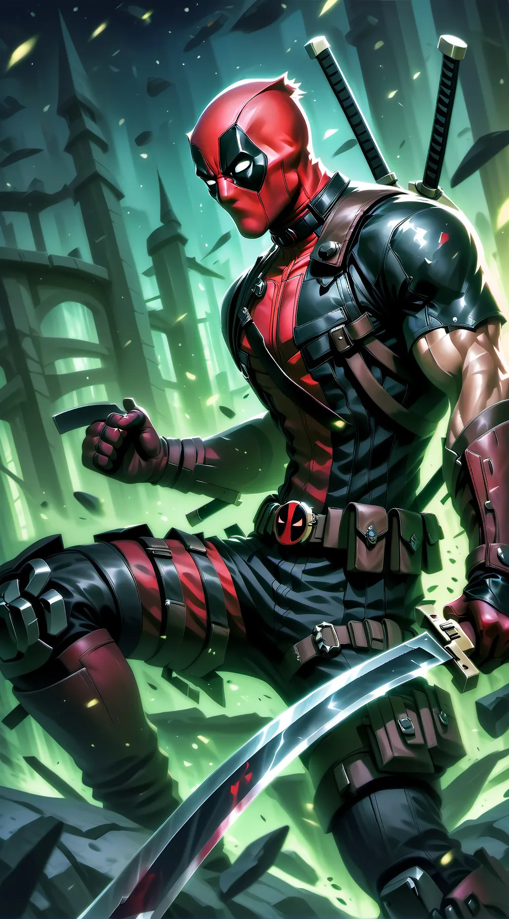 ai character: Deadpool background