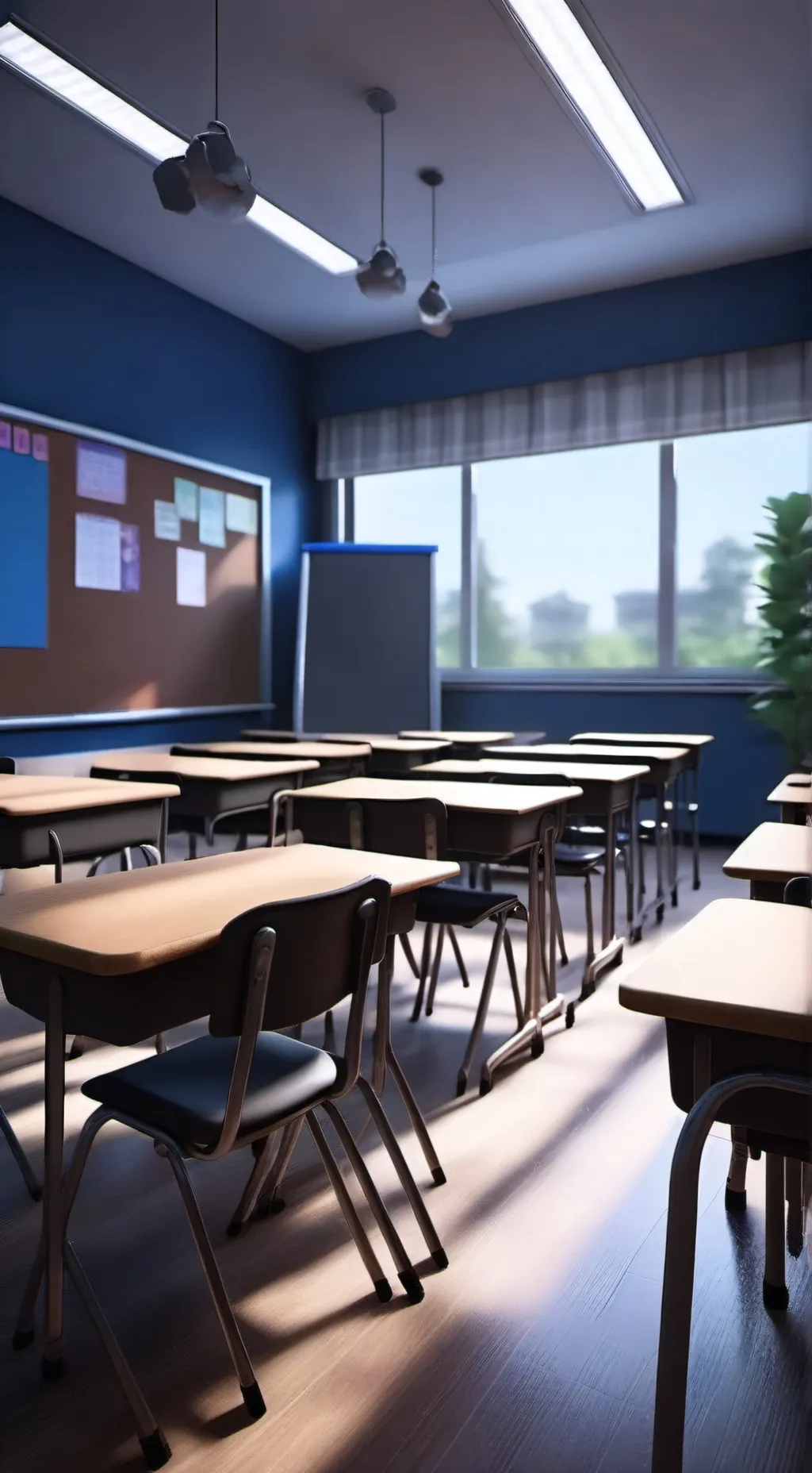 ai character: School background