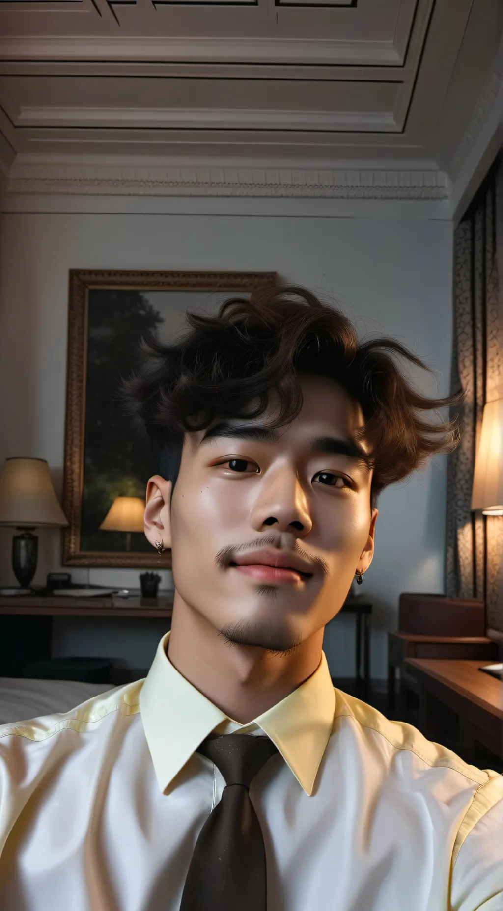 ai character: Aaron  background