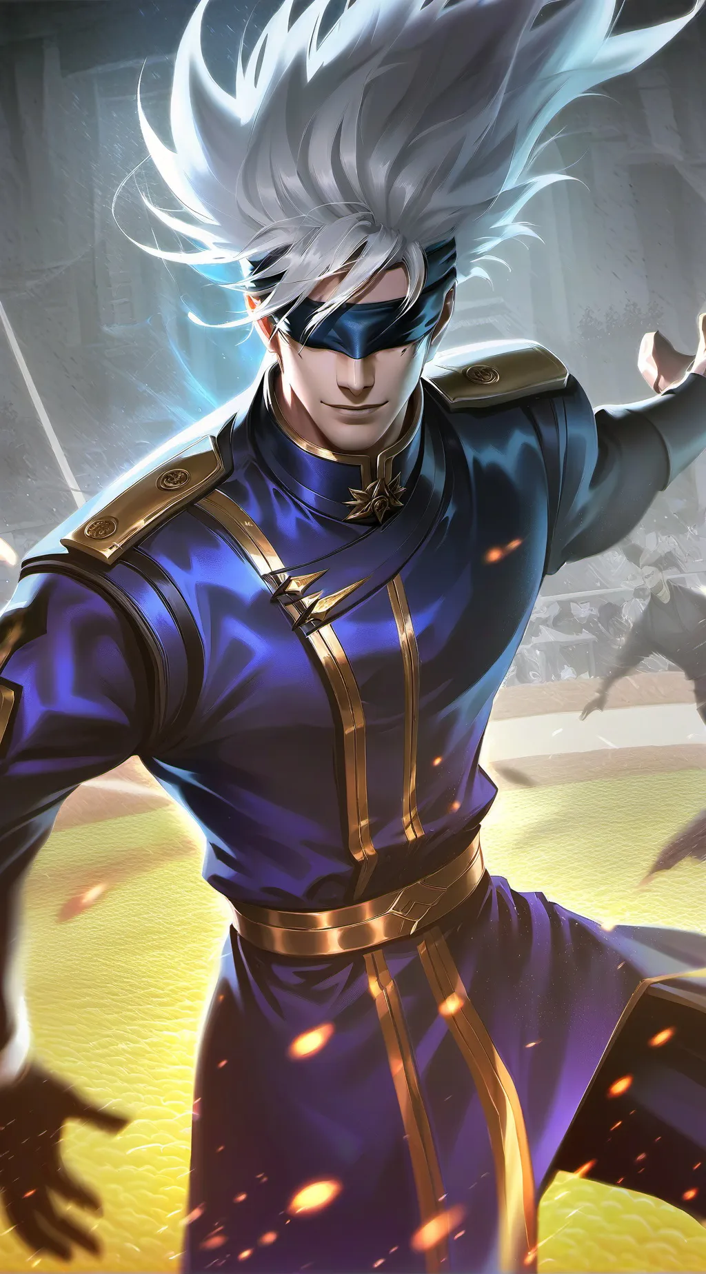 ai character: Gojo Satoru background