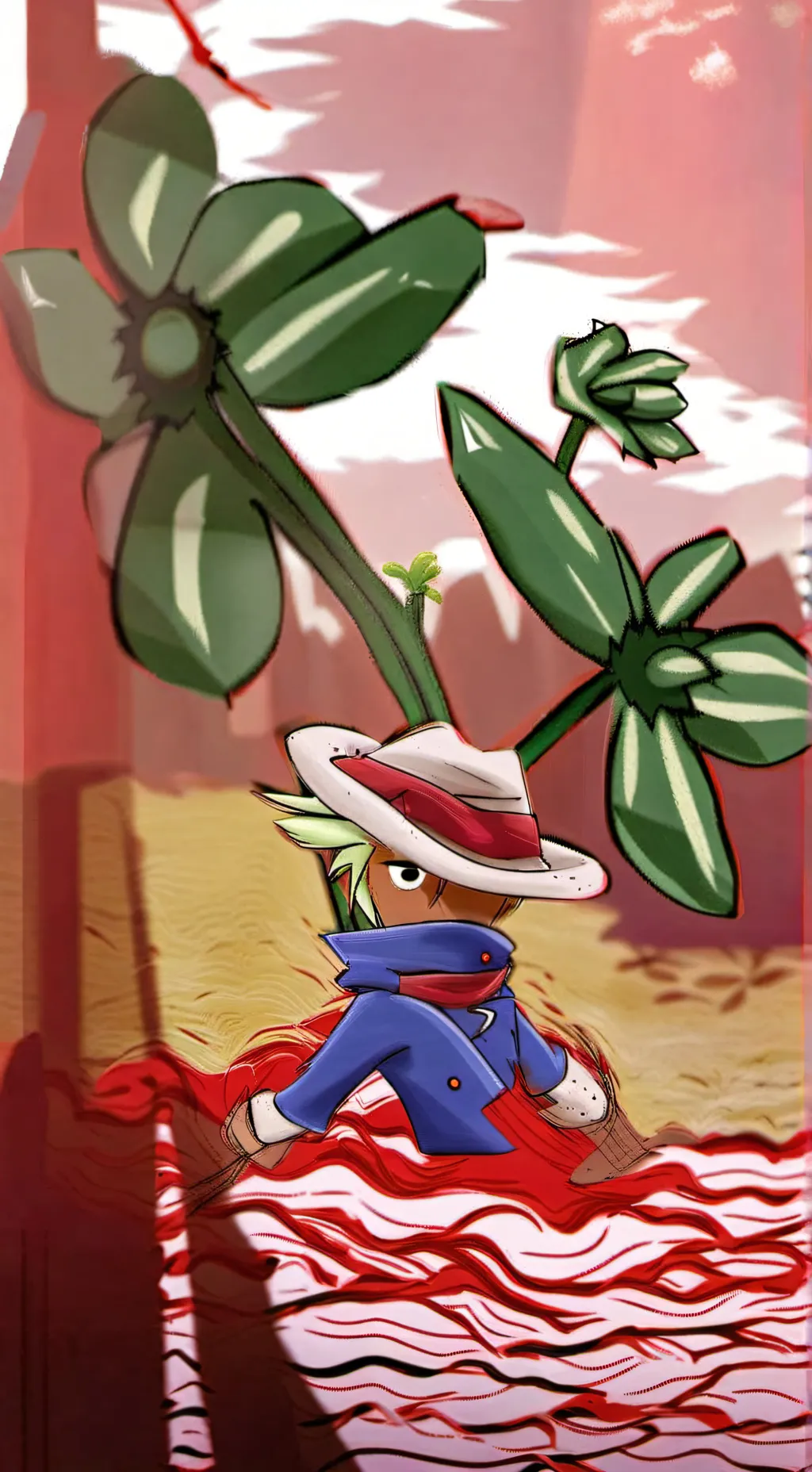 ai character: SPROUT background