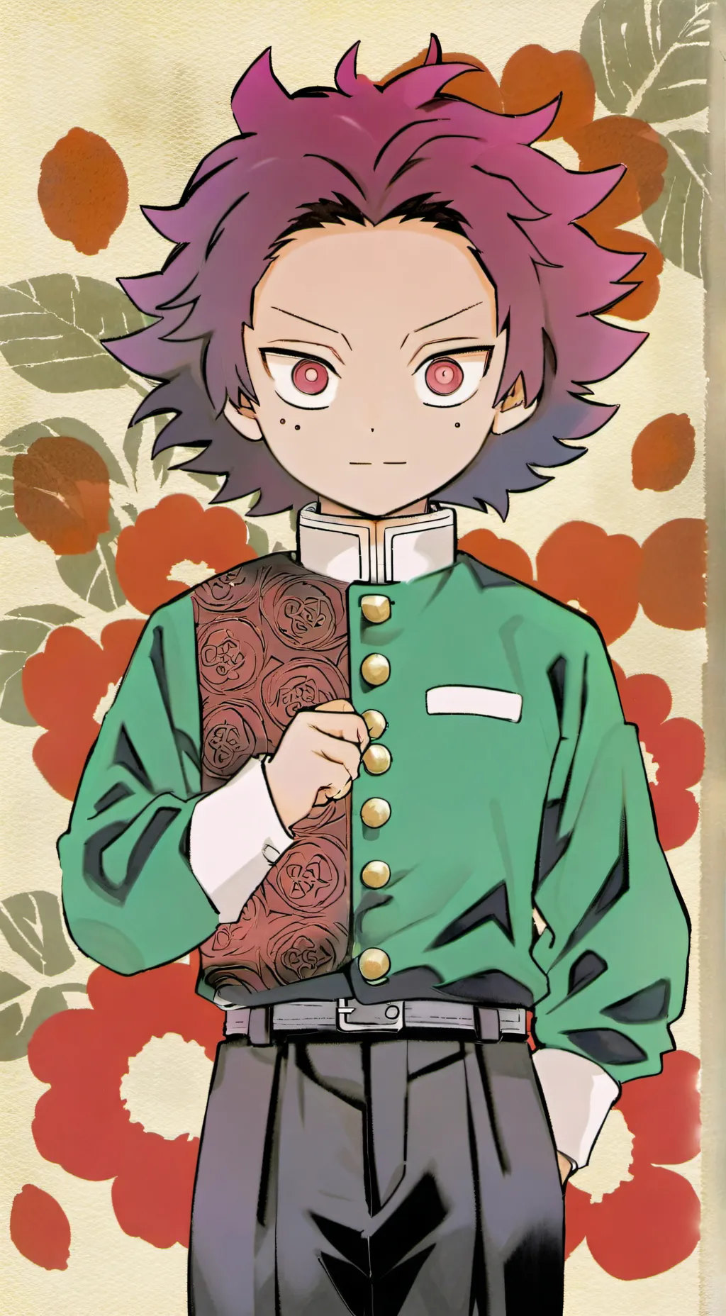ai character: demon slayer stain background