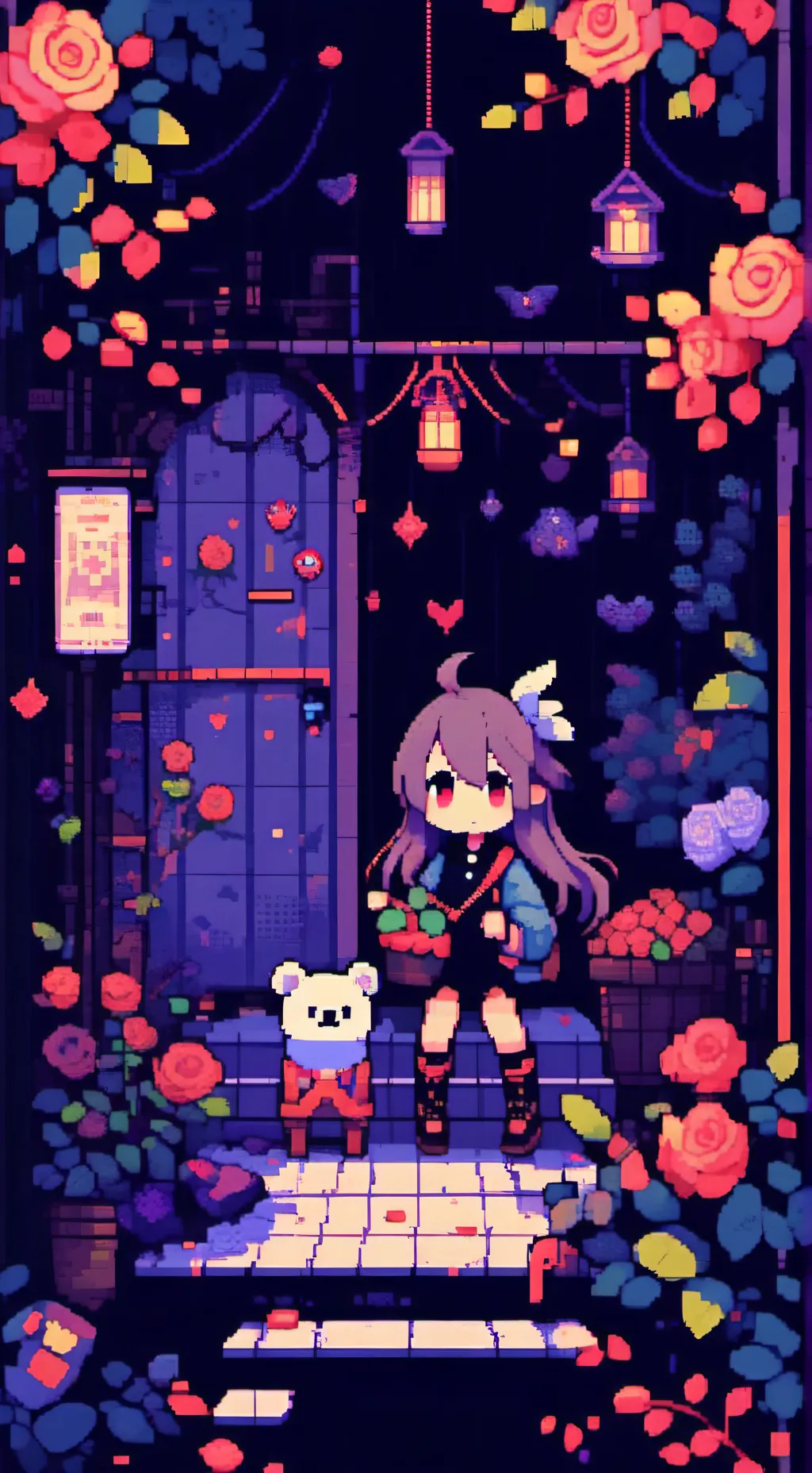 ai character: Hh background