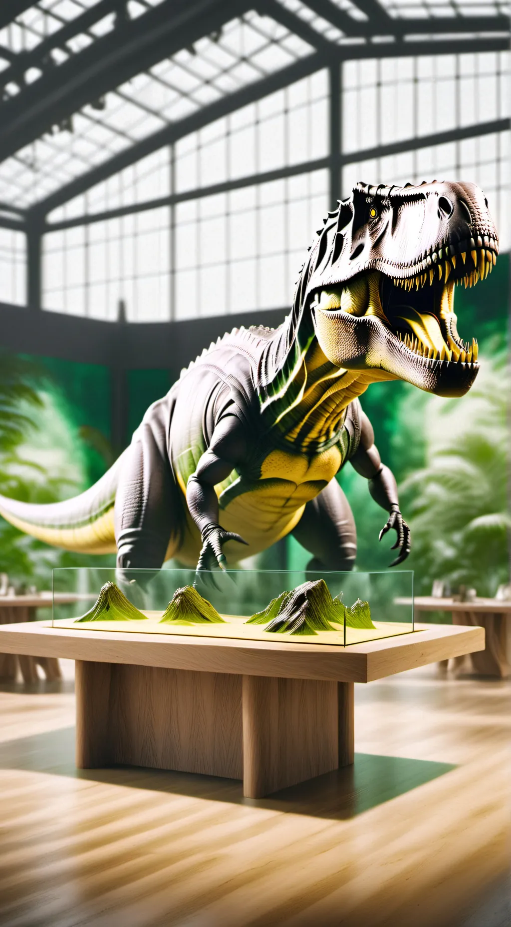 ai character: Dinosaurs World  background