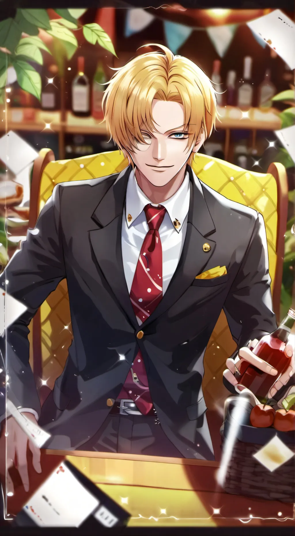 ai character: Sanji (pre-pirate) background