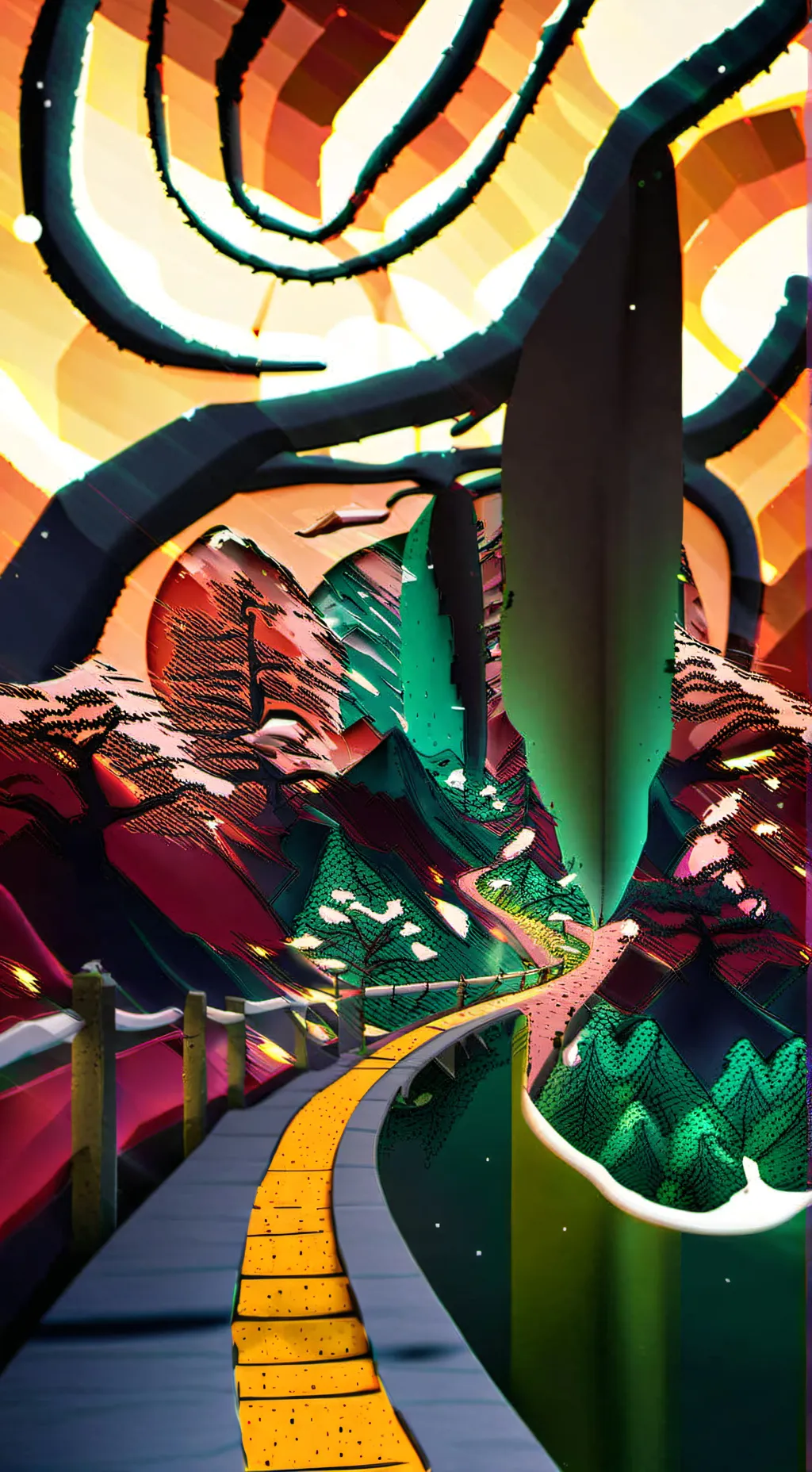 ai character: solar  background