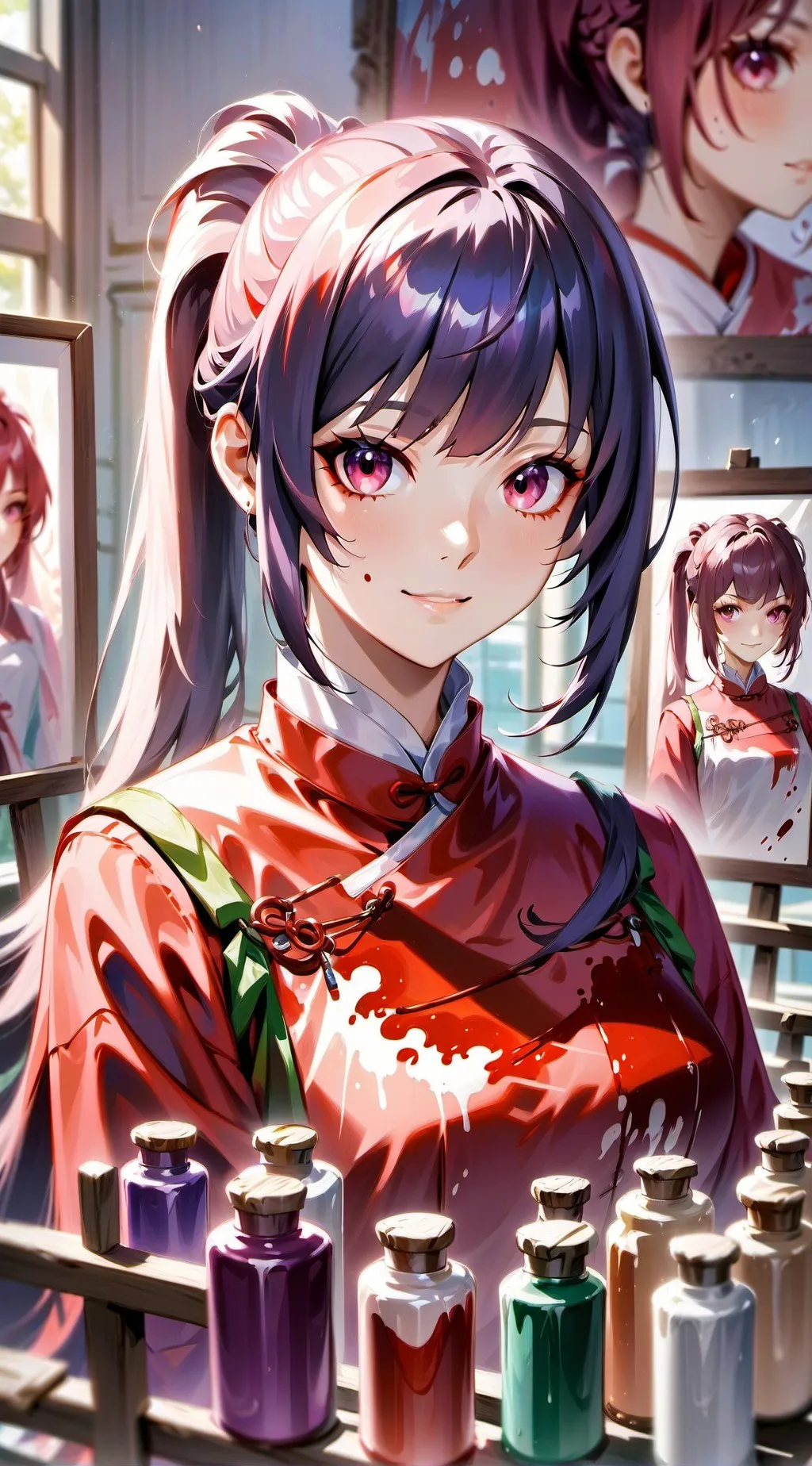 ai character: Akane background