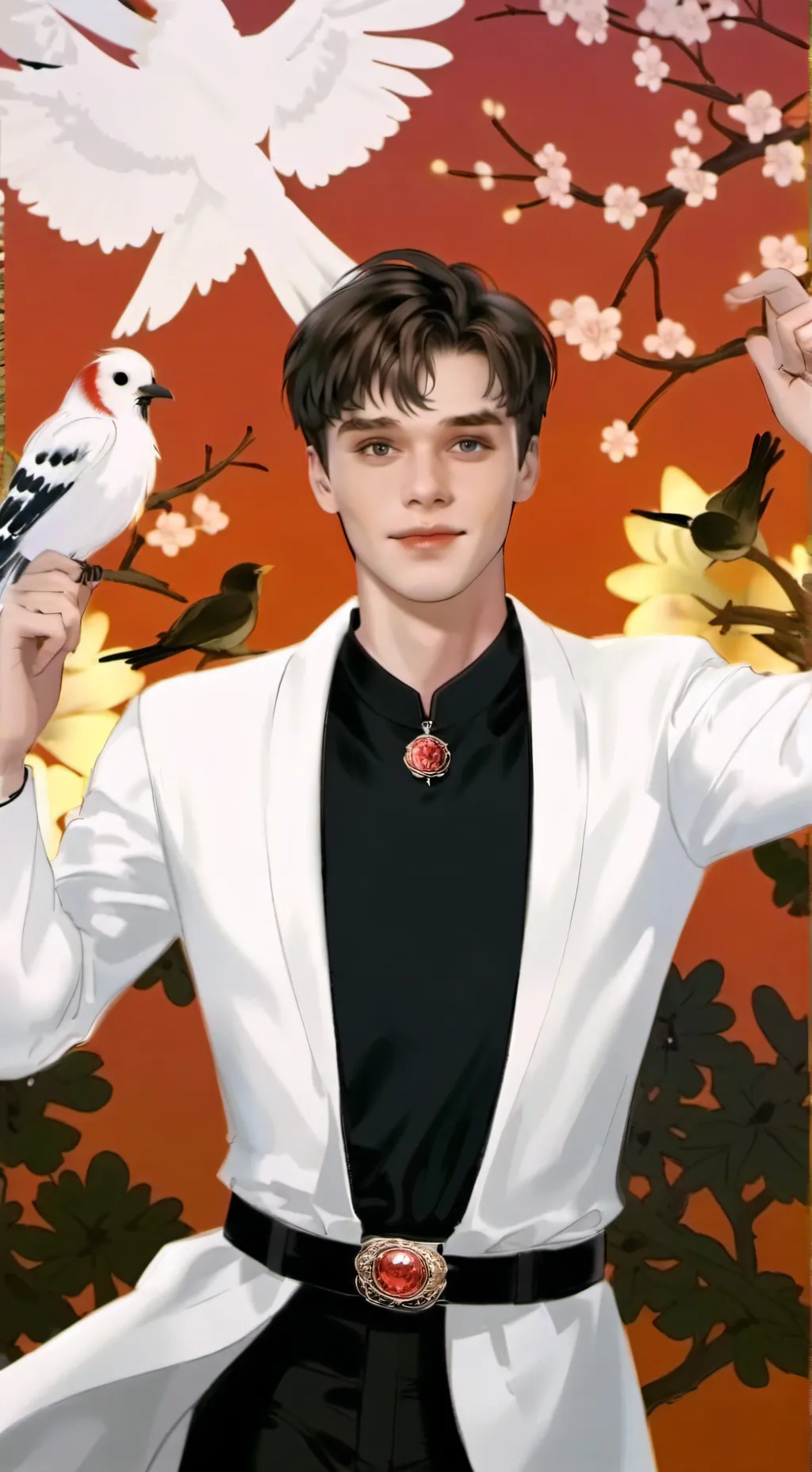 ai character:  Mitchell Hope background