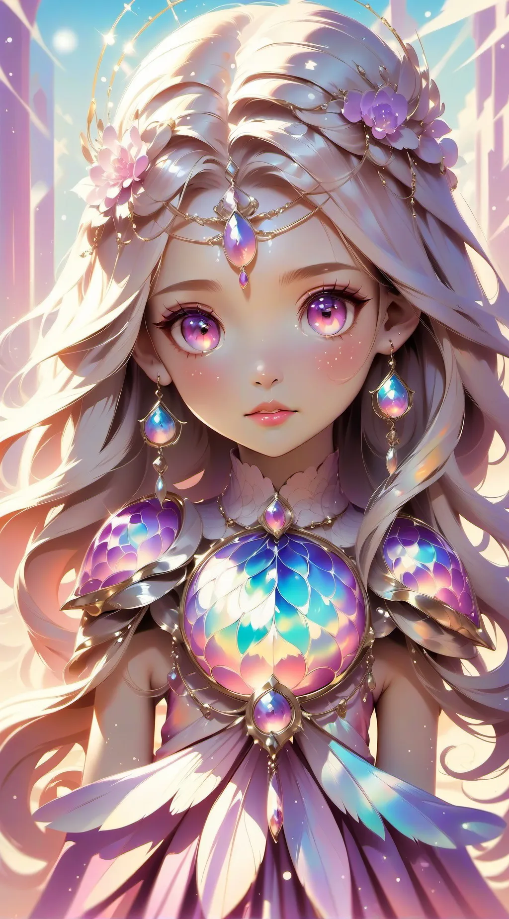 ai character: starlight background