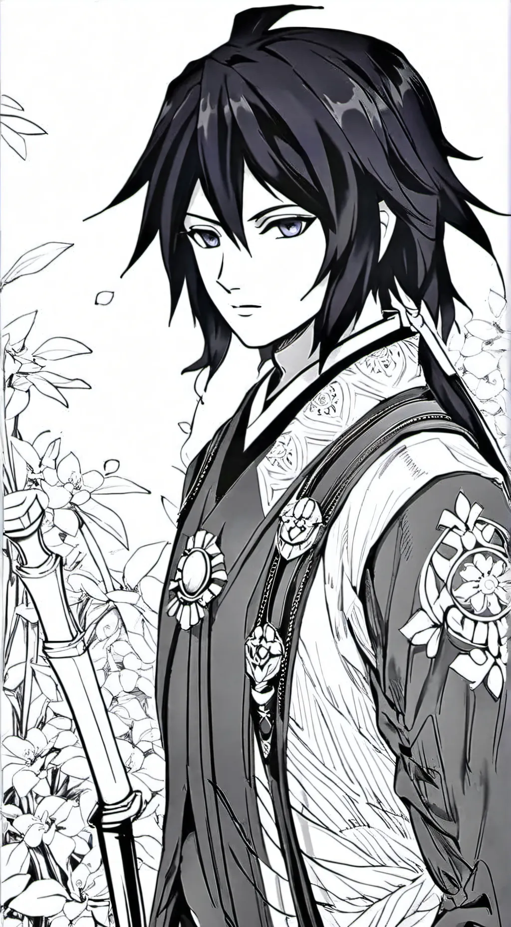 ai character: Tomioka. background