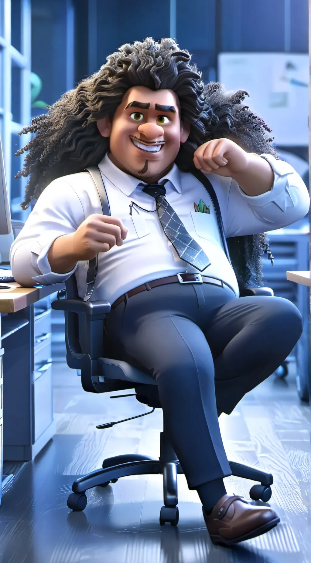 ai character: Maui background