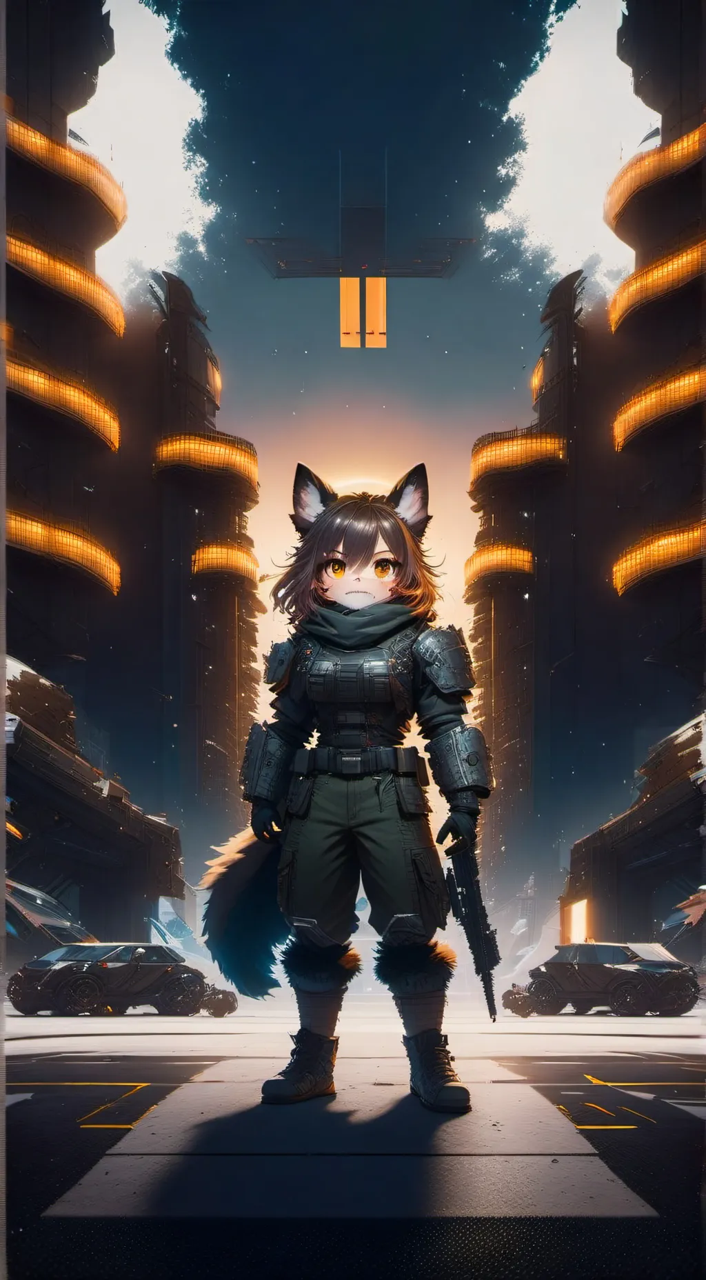 ai character: The Giantess Supersoldier's Initiative background