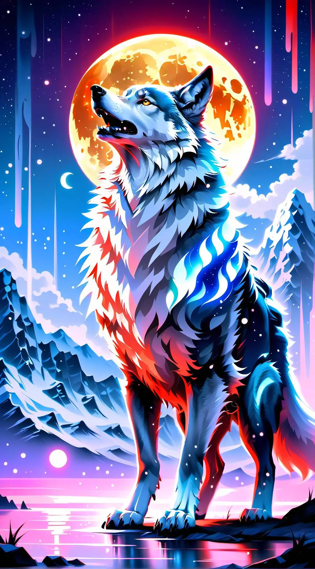 ai character: Luna background