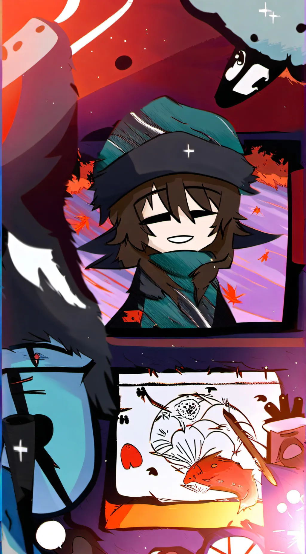 ai character: onyx vs you. fight background