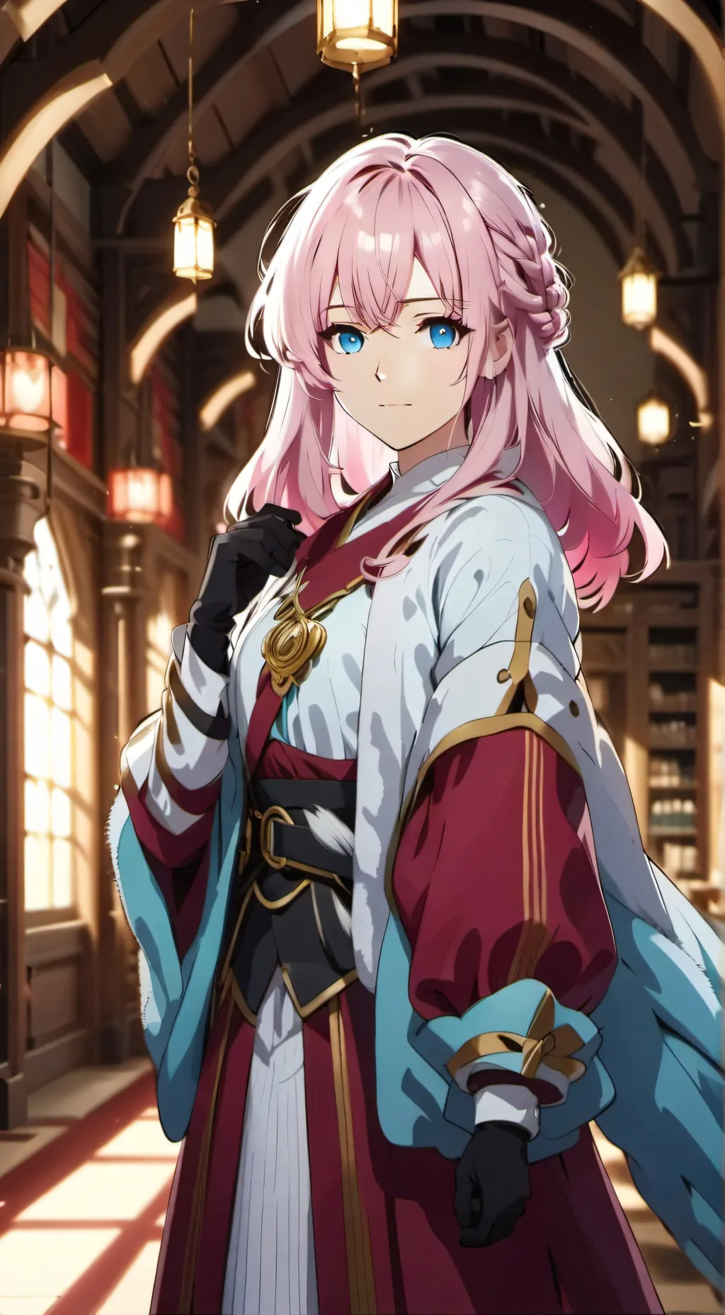 ai character: Anna Cardigan background