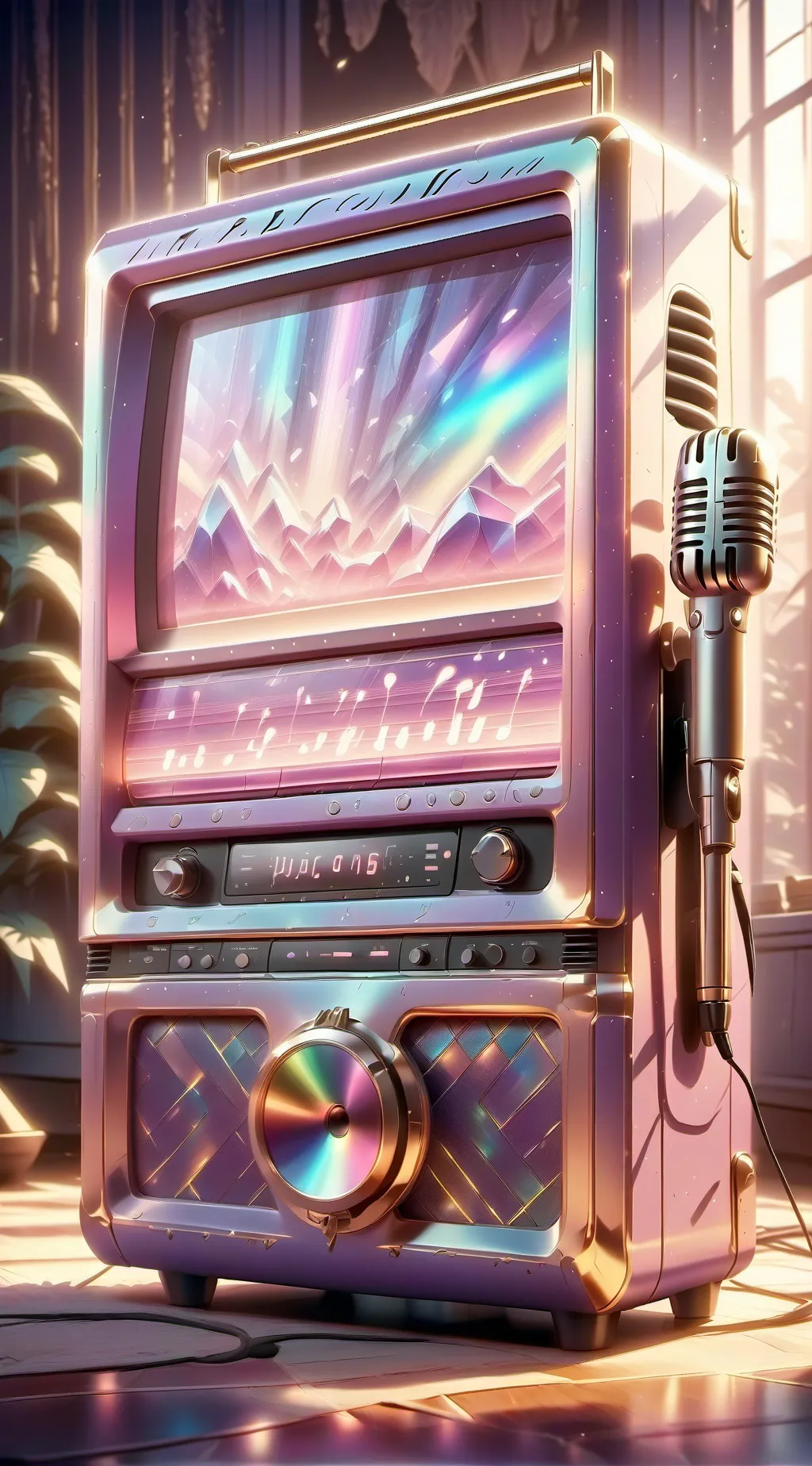ai character: JJK Karaoke Night background