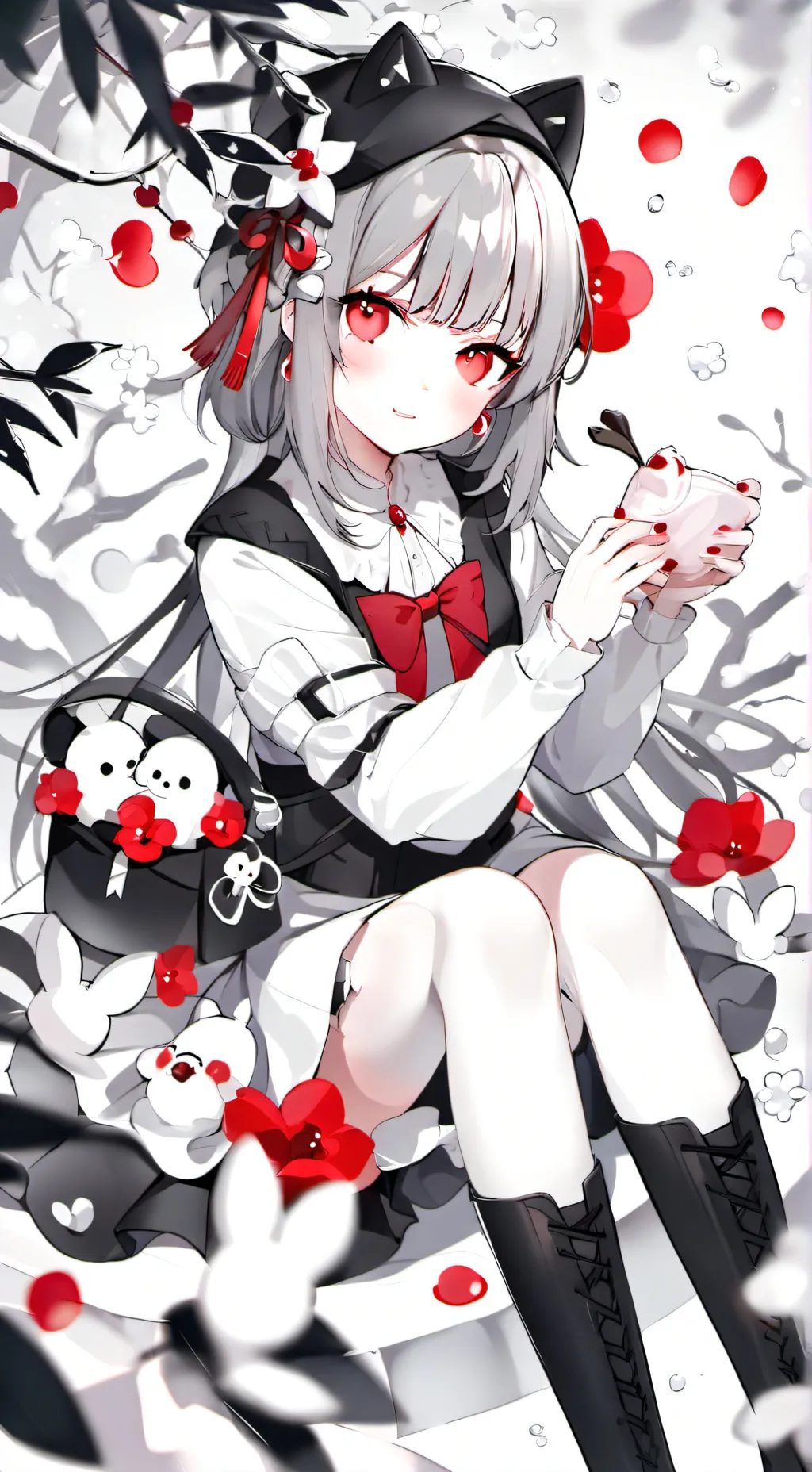 ai character: Hh :D background