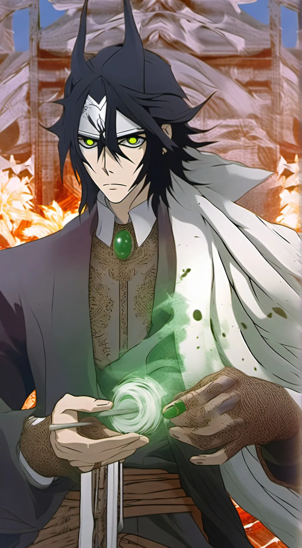ai character: Ulquiorra Cifer background
