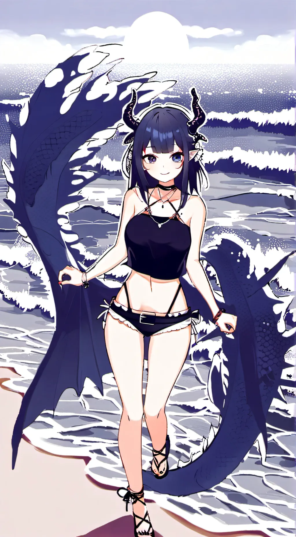 ai character: Sapphire  background