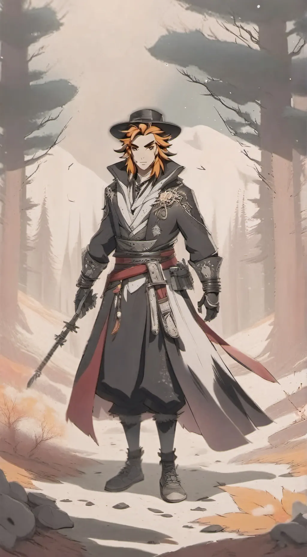 ai character: rengoku background