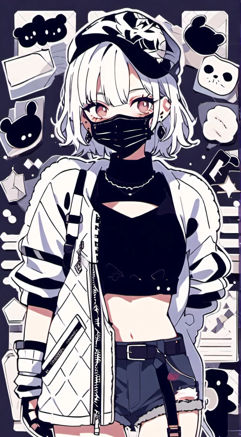 ai character: 《~Silver~》 background