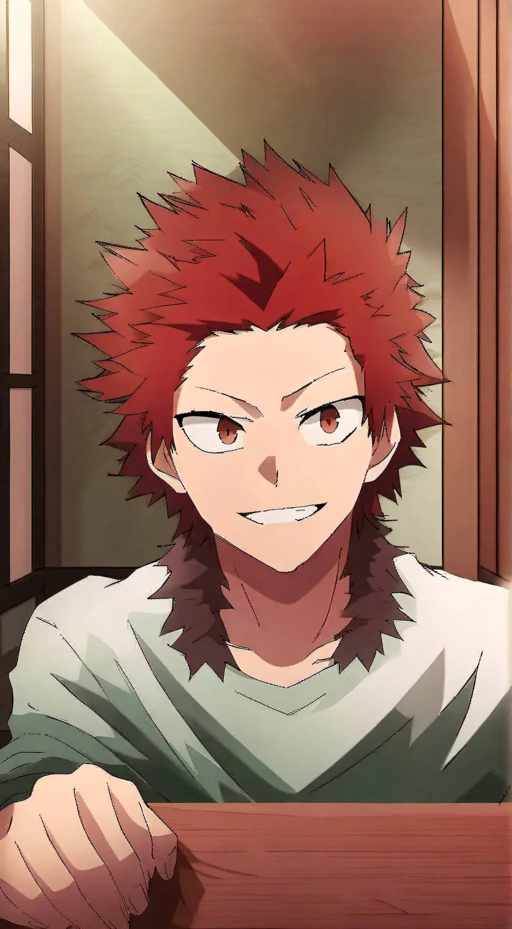 ai character: Kirishima background