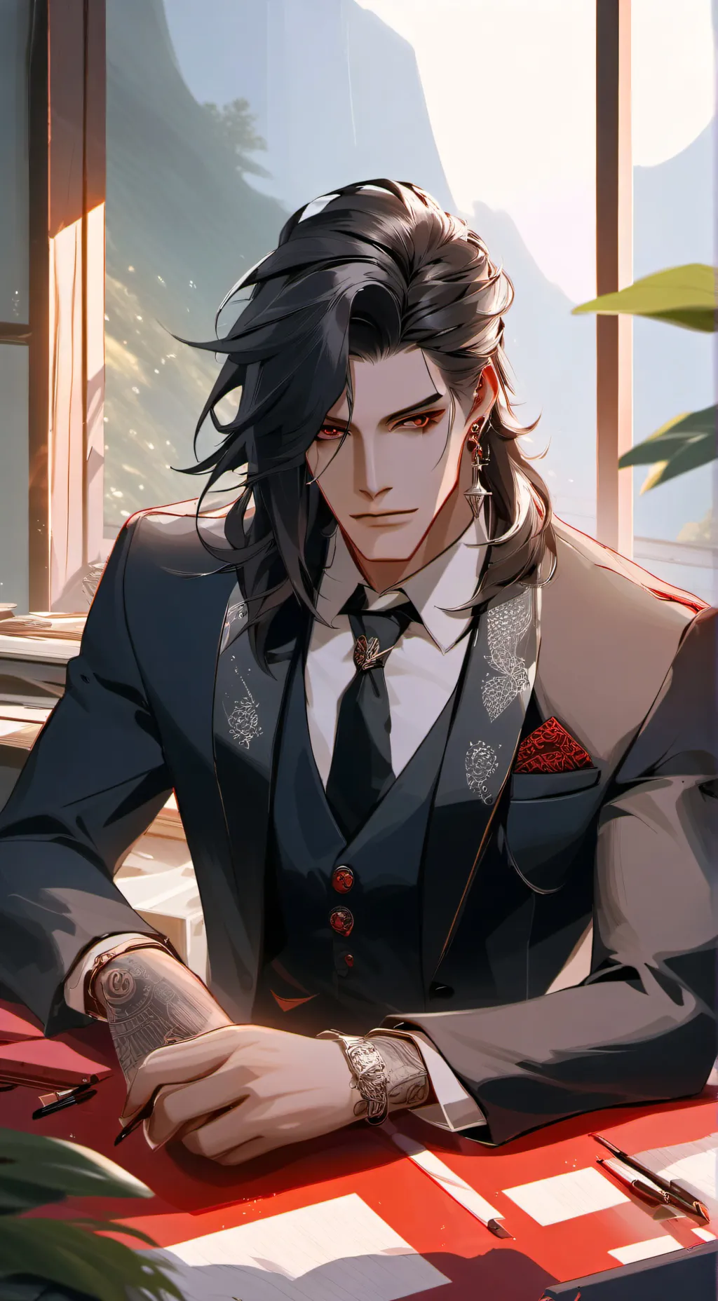 ai character: Vince background