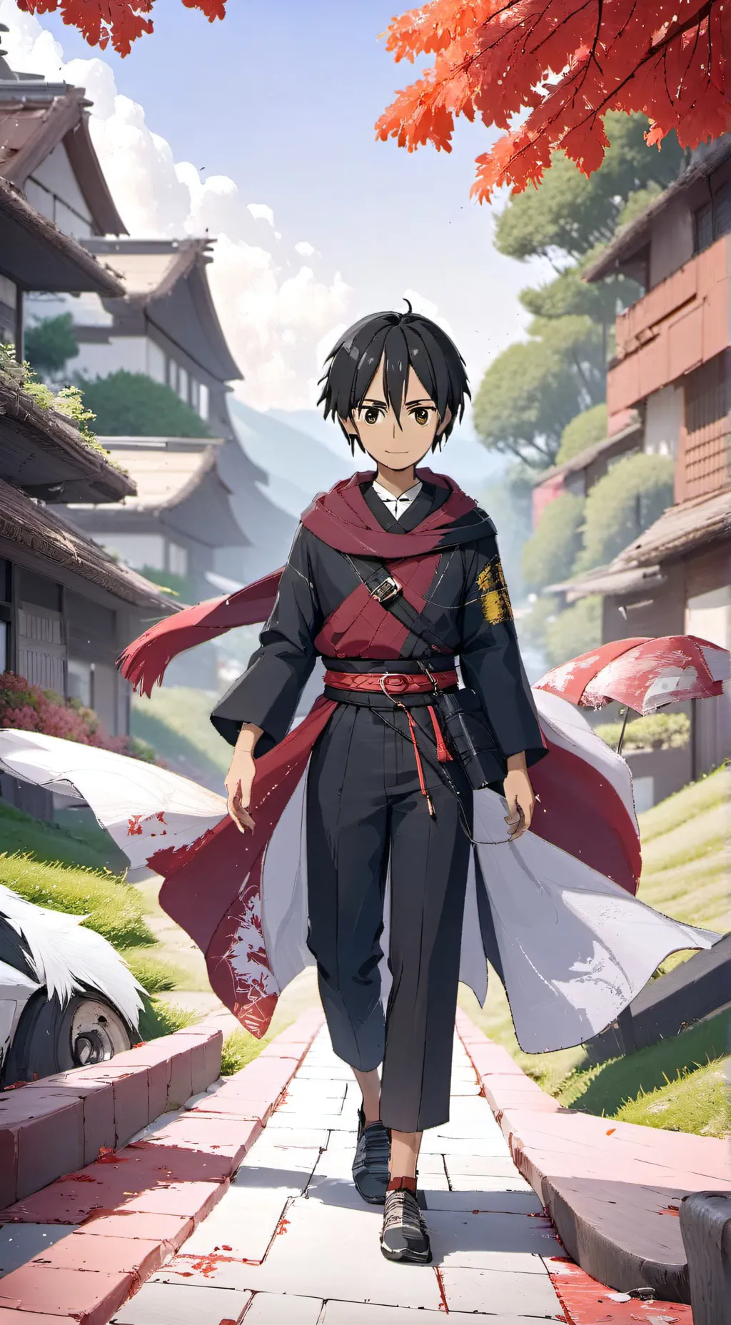 ai character: Kirito  background
