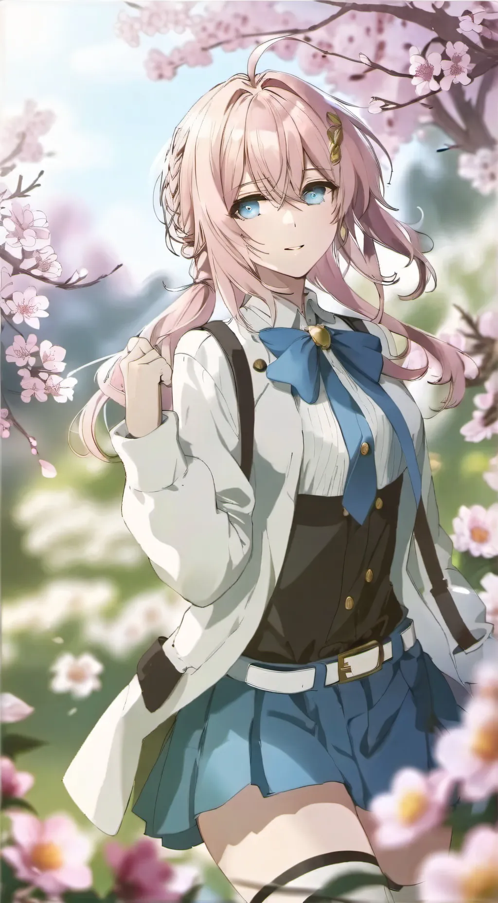 ai character: Ecole de fille background