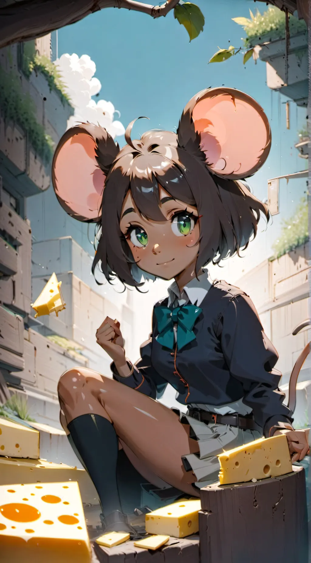 ai character: Mouse Adventure background