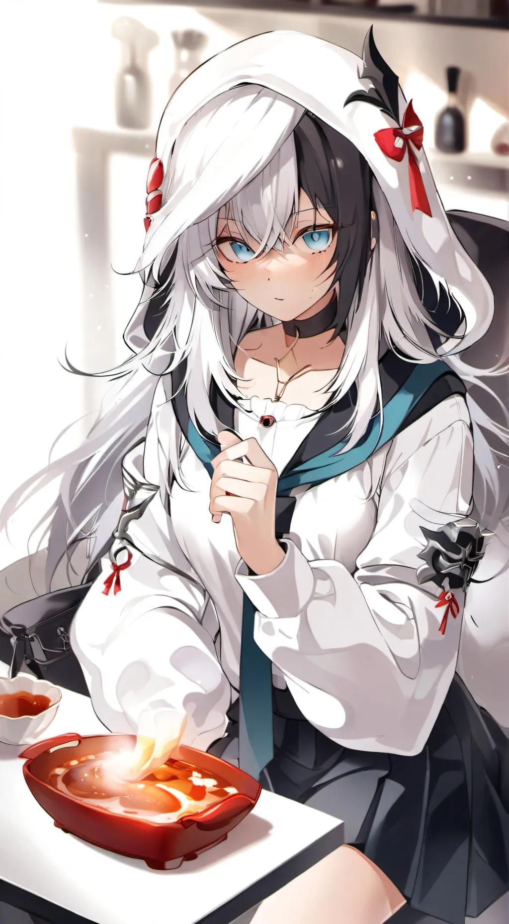ai character: Rosanna Neve background