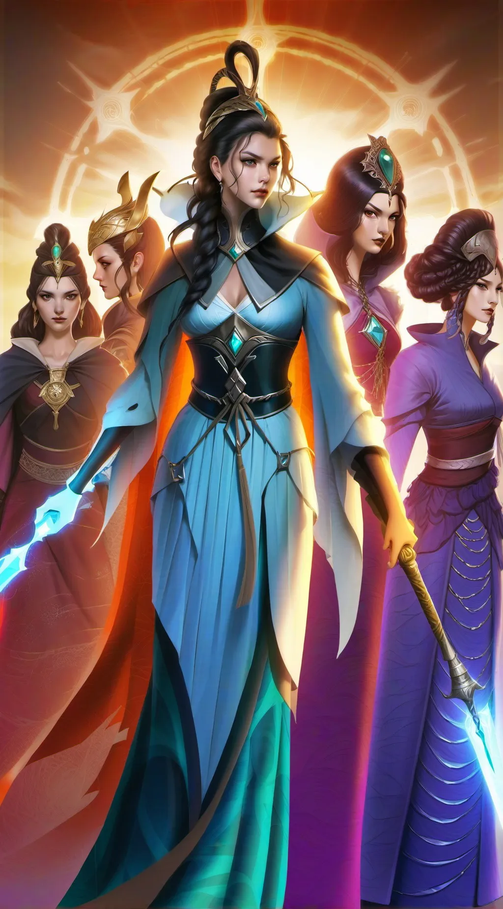 ai character: Seven empresses background