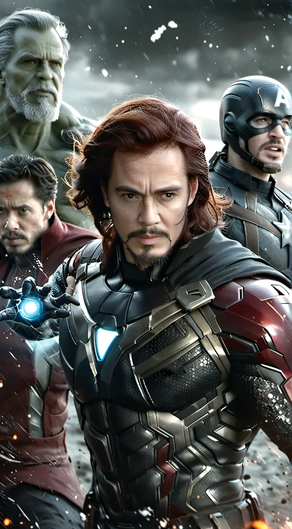 ai character: Avengers x yn 3 background