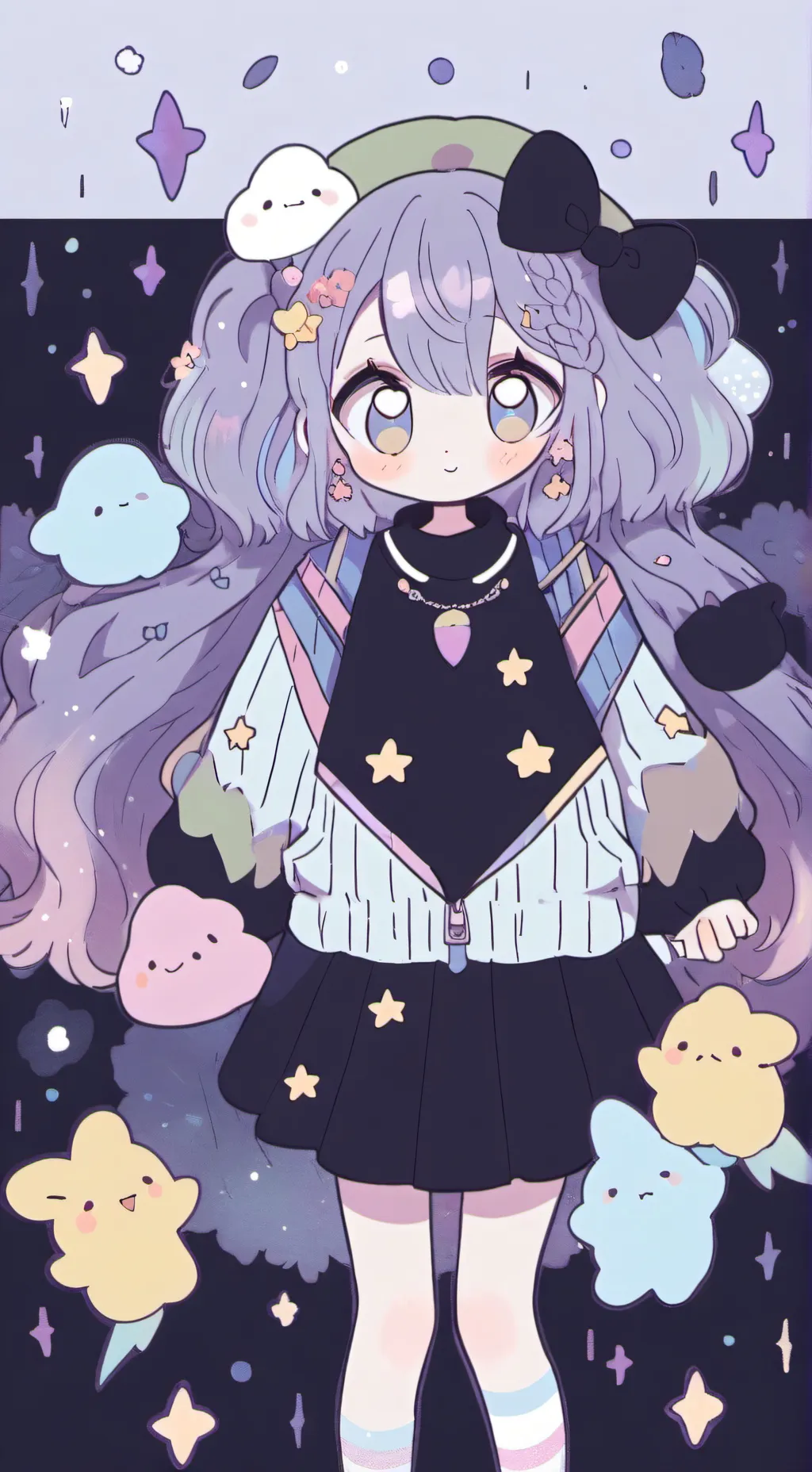 ai character: Luna background