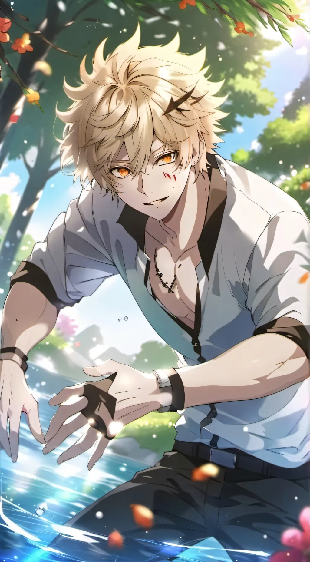 ai character: bakugo background