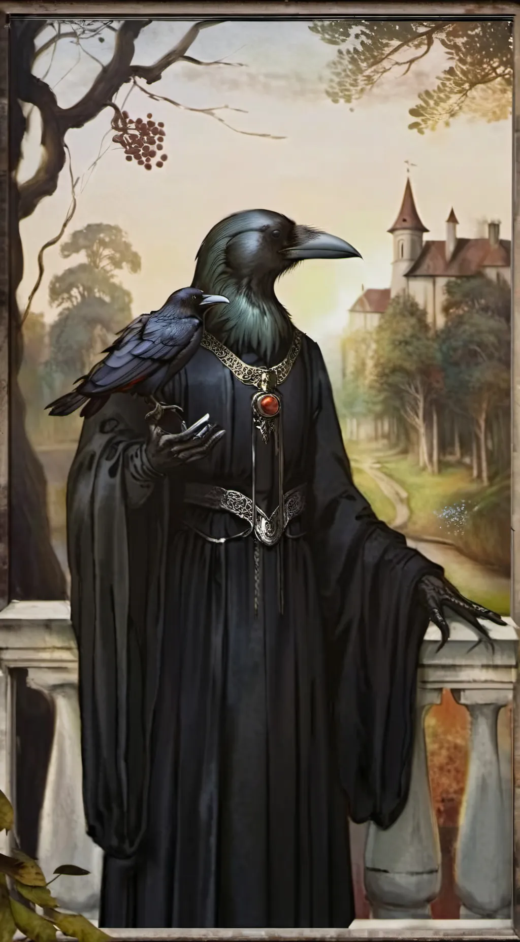 ai character: Mrs. Crow♡ background