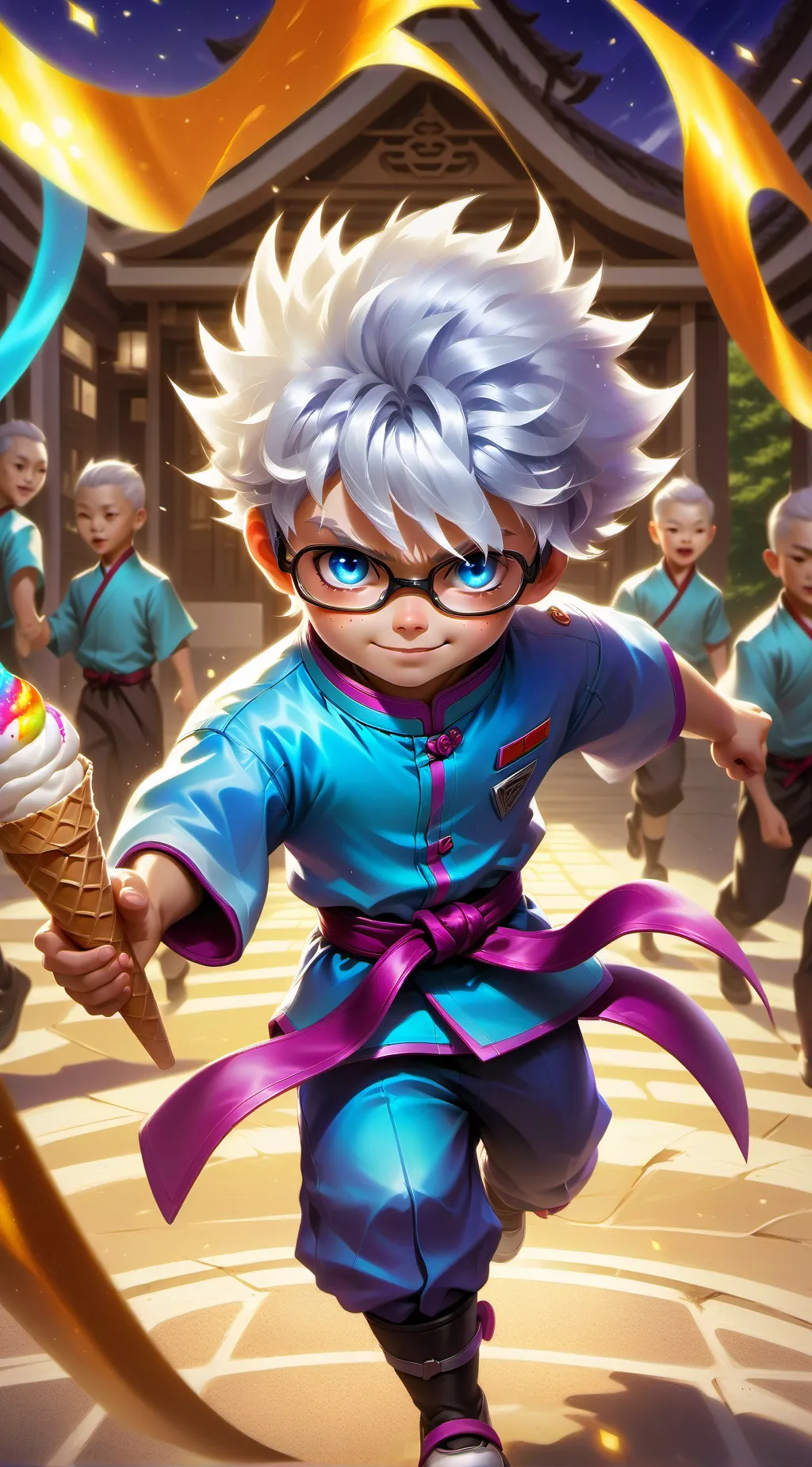 ai character: Satoru Kaito background