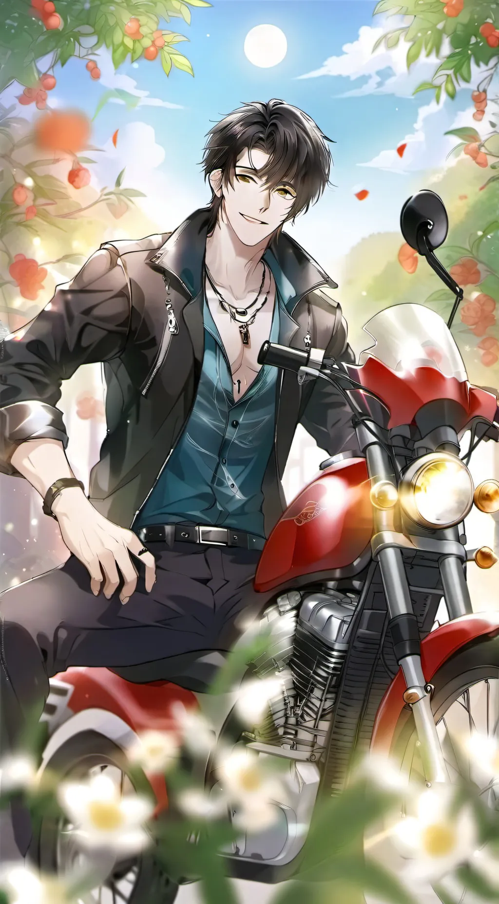 ai character: Leon Guildford background