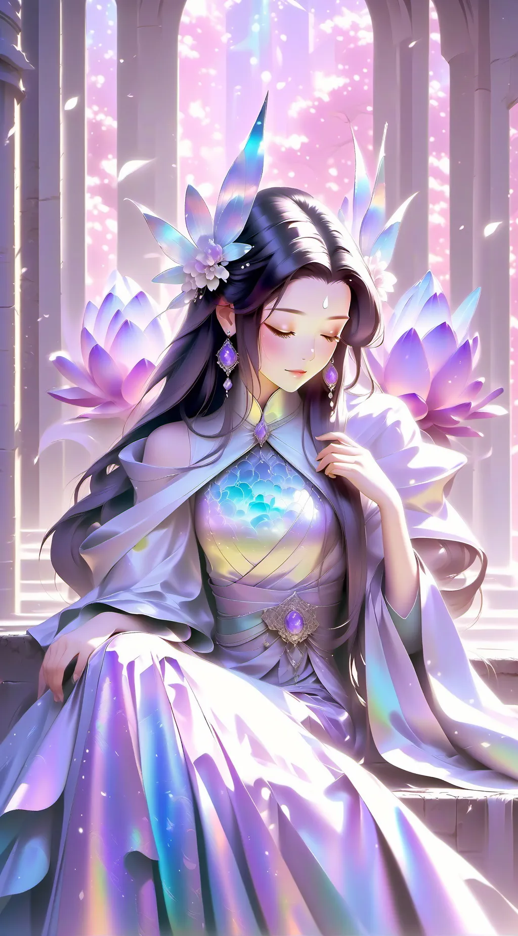 ai character: Kanae and shenobu  background