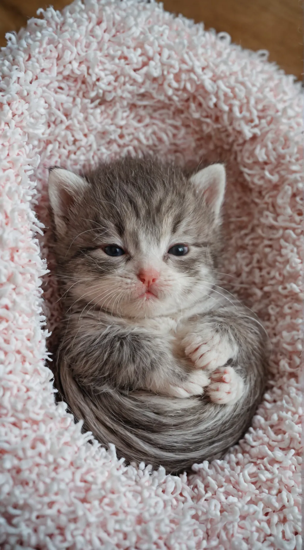ai character: Newborn kitty background