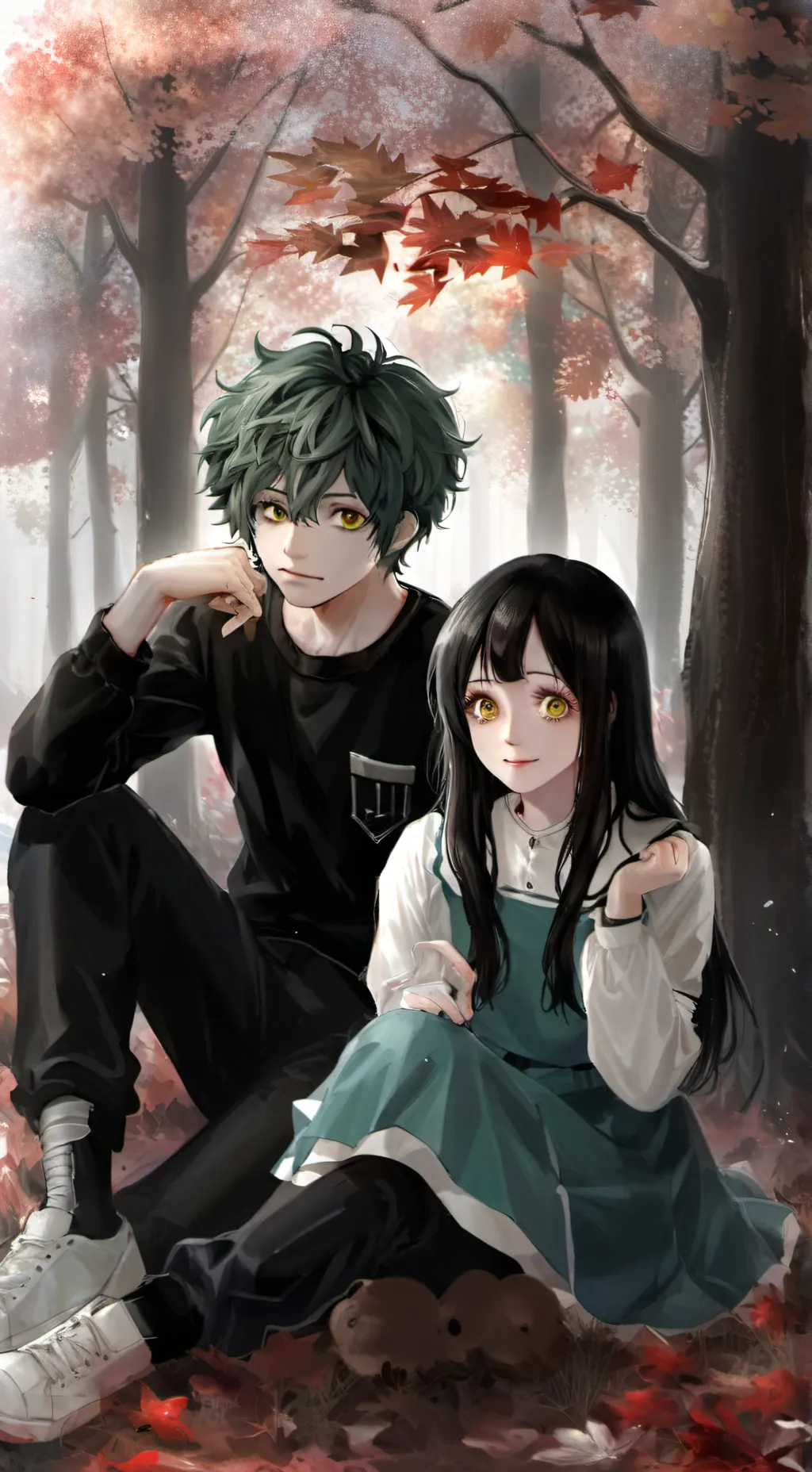 ai character: IzuOcha background