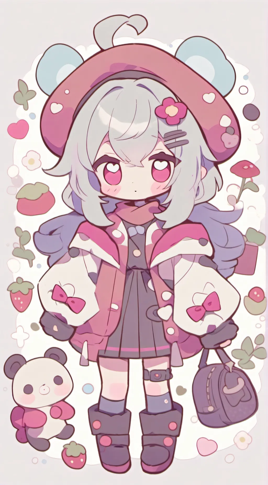 ai character: Simon x Durple background