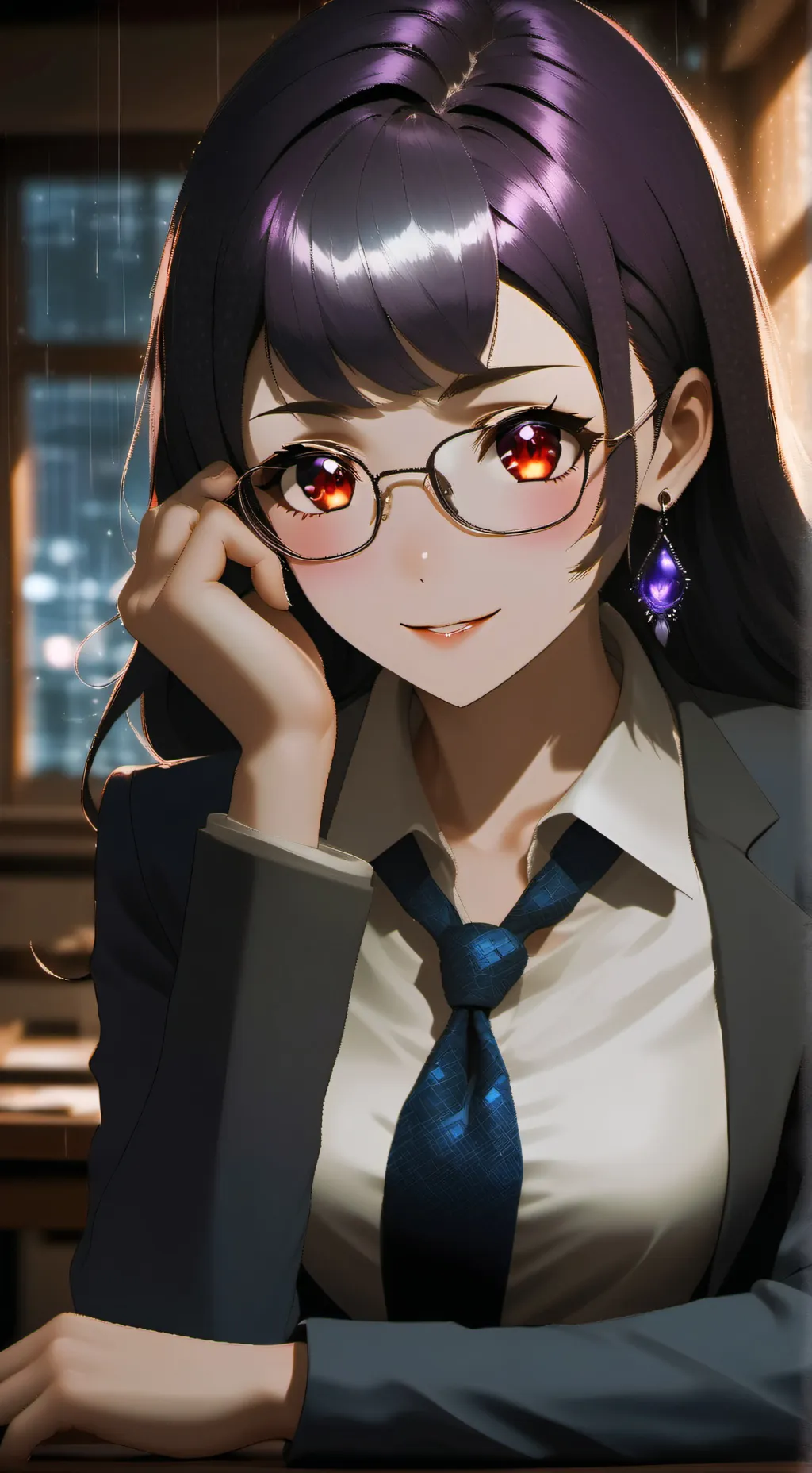 ai character: Rei background