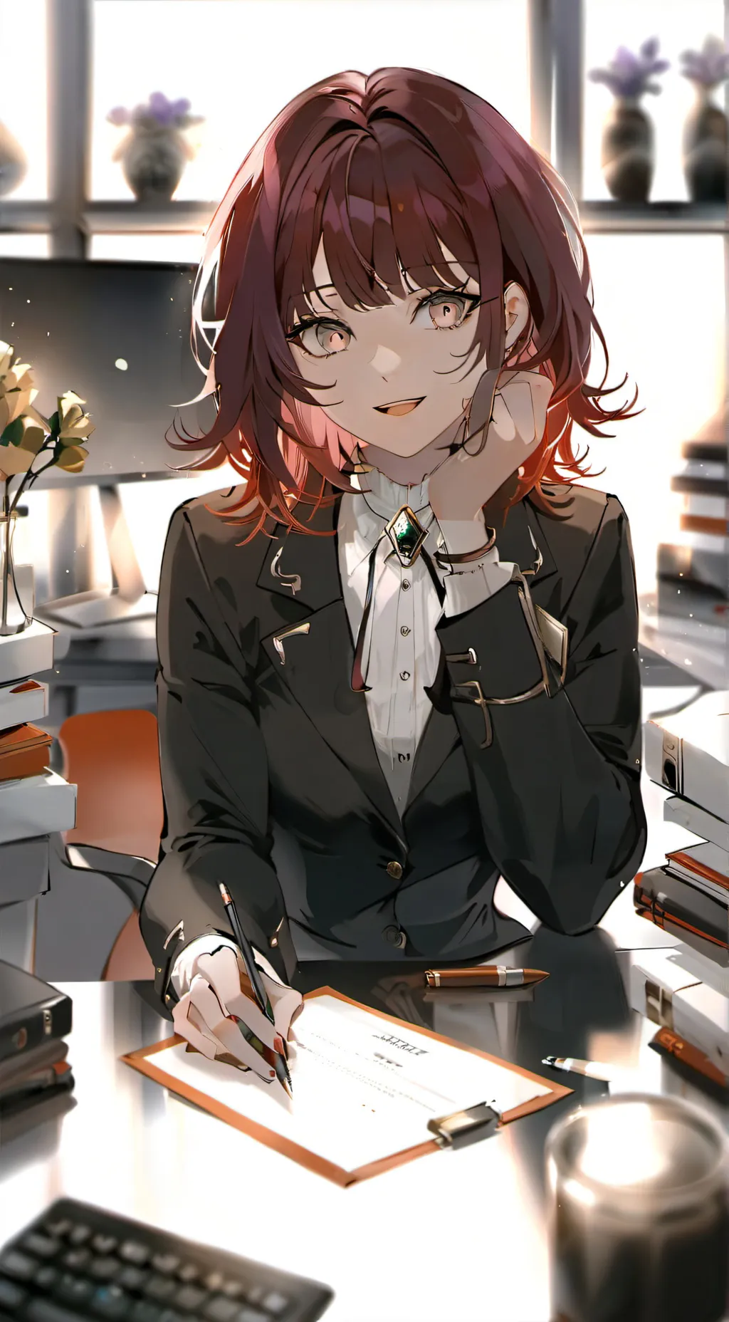 ai character: Mizuki background
