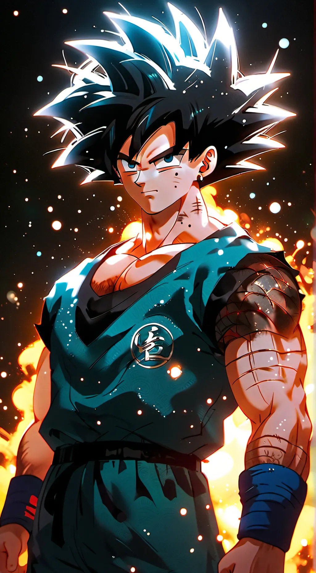 ai character: Mha X Perfect cell background