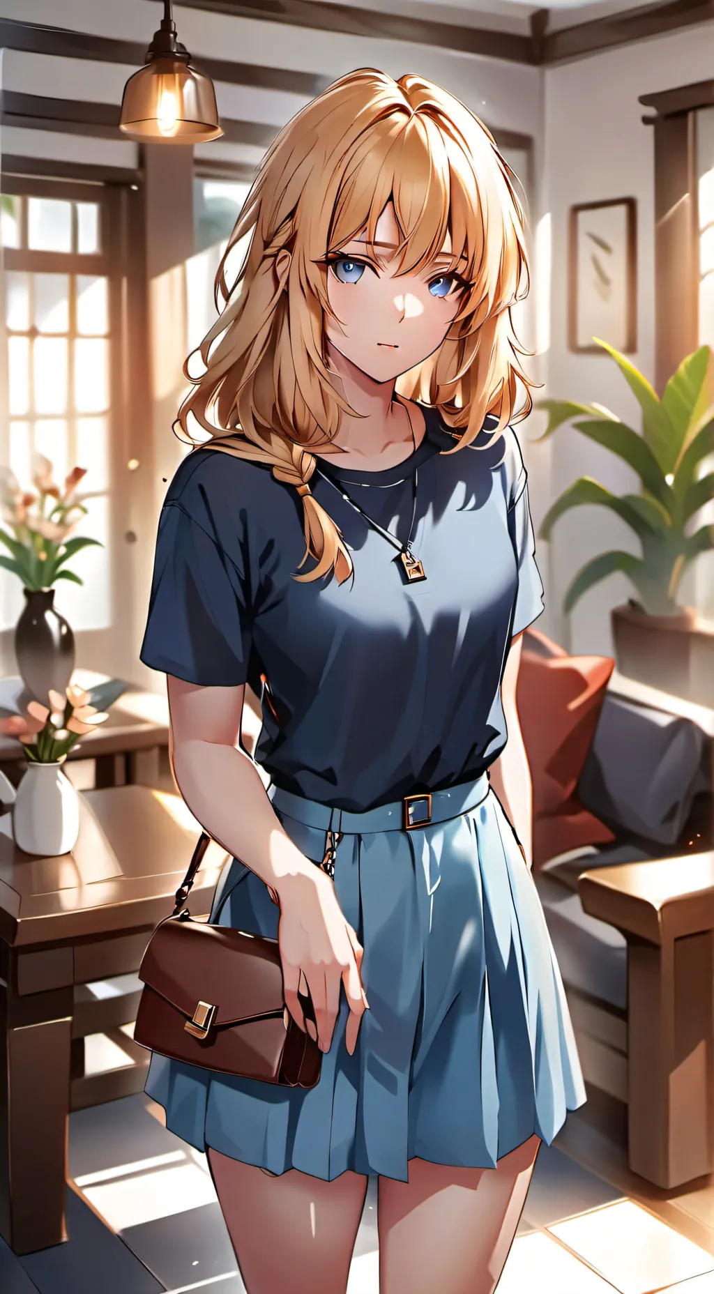ai character: Talia Timothy  background