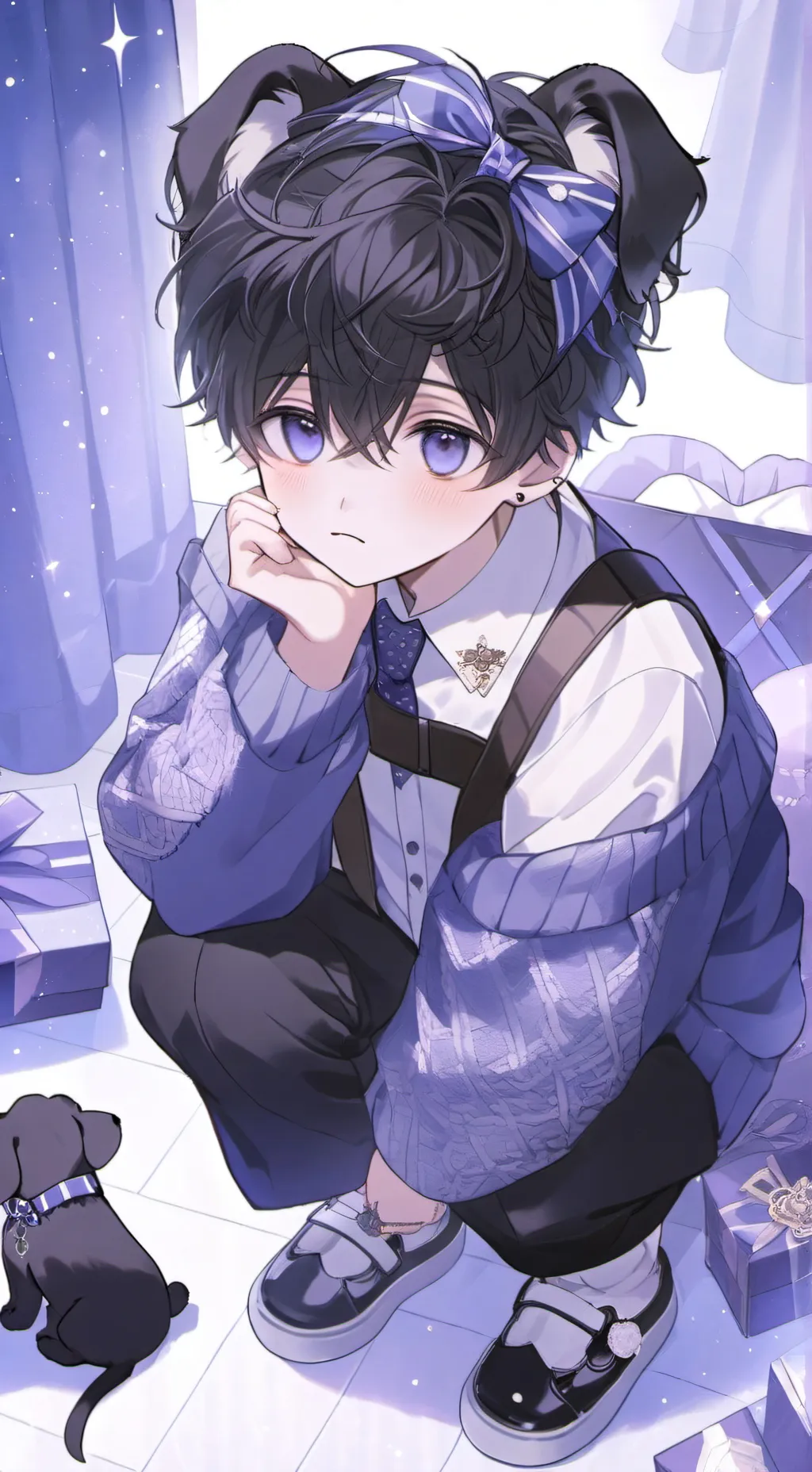 ai character: Sacha background