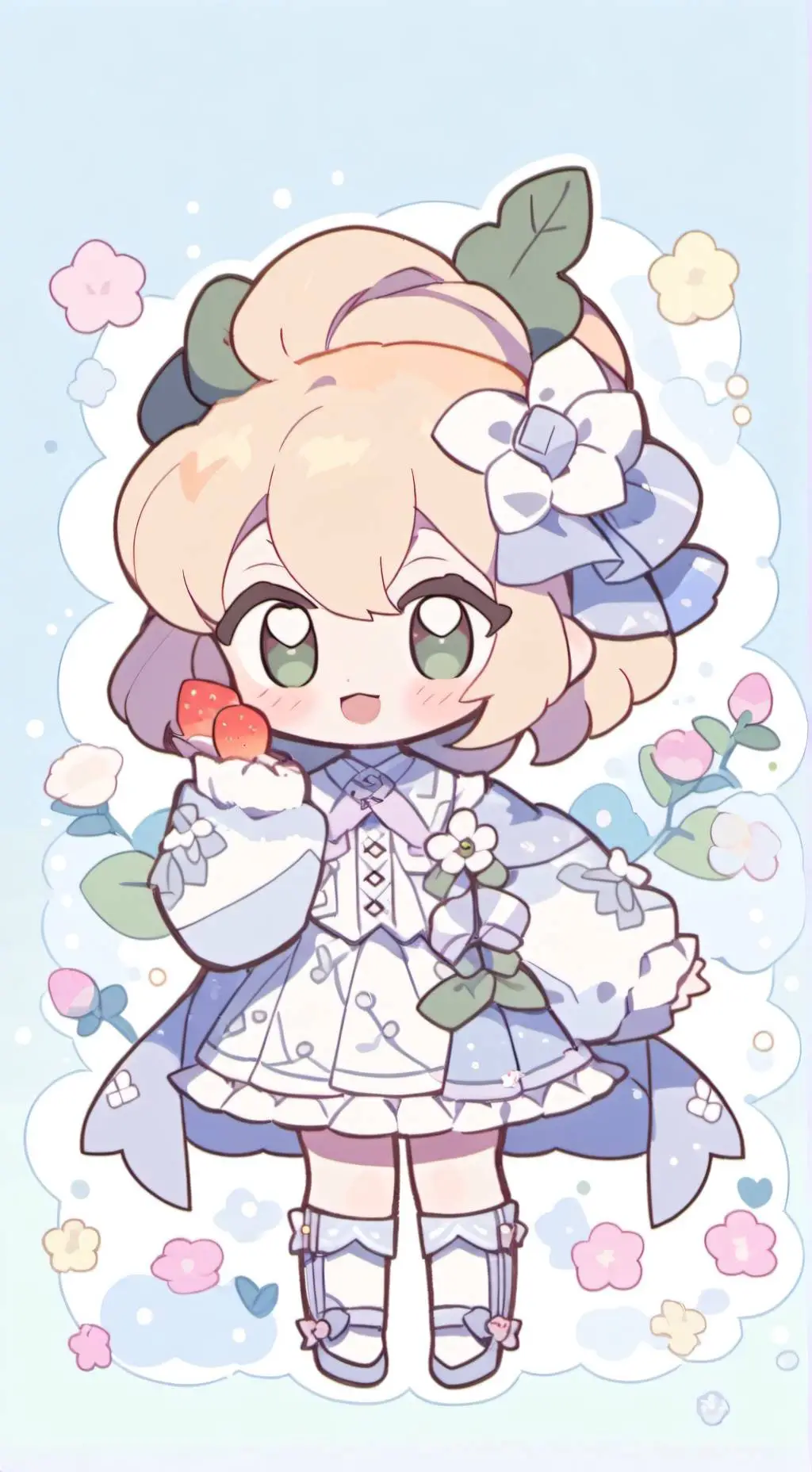 ai character: sprout x ginger background